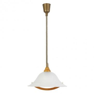Suspension TORBOLE 1x60W E27 Bois Laiton Albâtre BRI_73678_72 73678/72 Suspension TORBOLE 1x60W E27 Bois Laiton Albâtre BRILLIANT 73678/72
