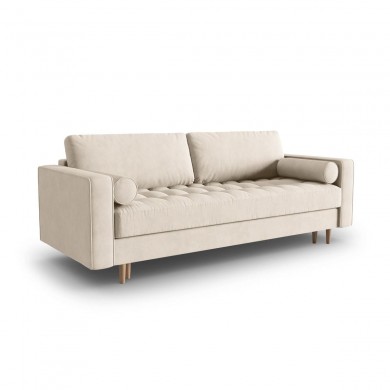 Canapé convertible avec coffre velours Gobi Beige BOUTICA DESIGN MIC_3SF_44_F1_GOBI1