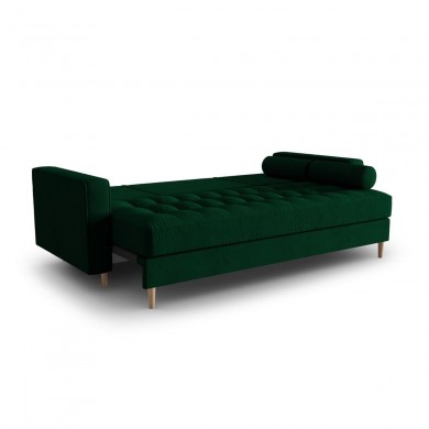 Canapé convertible avec coffre velours Gobi Vert Bouteille BOUTICA DESIGN MIC_3SF_44_F1_GOBI3