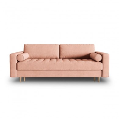 Canapé convertible avec coffre velours Gobi Rose BOUTICA DESIGN MIC_3SF_44_F1_GOBI5