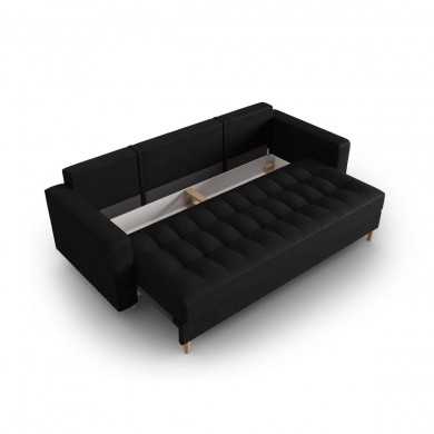 Canapé convertible avec coffre simili cuir Gobi Noir BOUTICA DESIGN MIC_3SF_69_F1_GOBI6