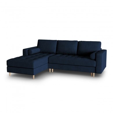 Canapé d'angle gauche convertible avec coffre Gobi Bleu Roi BOUTICA DESIGN MIC_LCF_44_F1_GOBI2