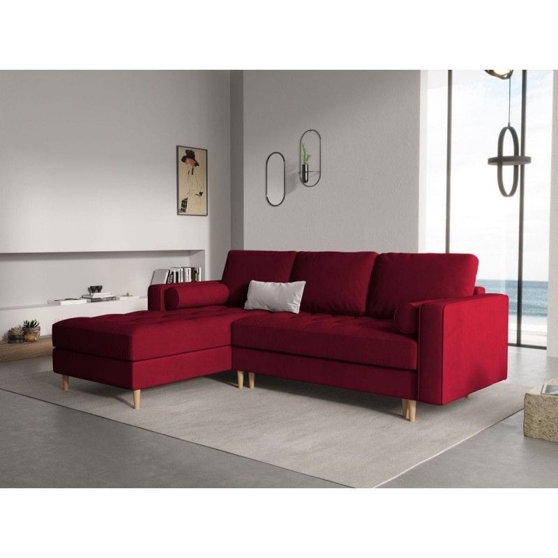 Canapé d'angle gauche convertible avec coffre Gobi Rouge BOUTICA DESIGN MIC_LCF_44_F1_GOBI6