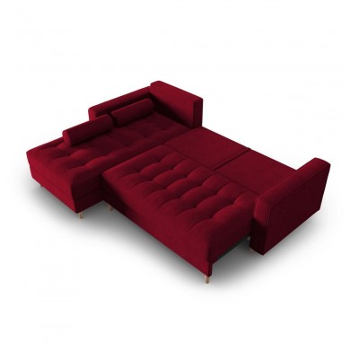 Canapé d'angle gauche convertible avec coffre Gobi Rouge BOUTICA DESIGN MIC_LCF_44_F1_GOBI6