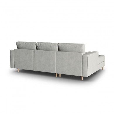 Canapé d'angle gauche convertible avec coffre velours Gobi Gris BOUTICA DESIGN MIC_LCF_44_F1_GOBI7