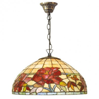 Suspension Tiffany FLEUR 1xE27 D40 AT_DT33_C1 DT33+C1 Suspension Tiffany FLEUR 1xE27 D40 MyTiffany DT33+C1