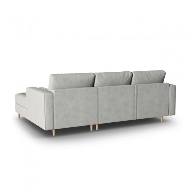 Canapé d'angle droit convertible avec coffre velours Gobi Gris BOUTICA DESIGN MIC_RCF_44_F1_GOBI7