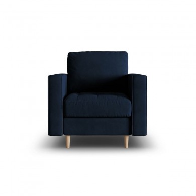 Fauteuil velours Gobi Bleu Roi BOUTICA DESIGN MIC_ARM_44_F1_GOBI2