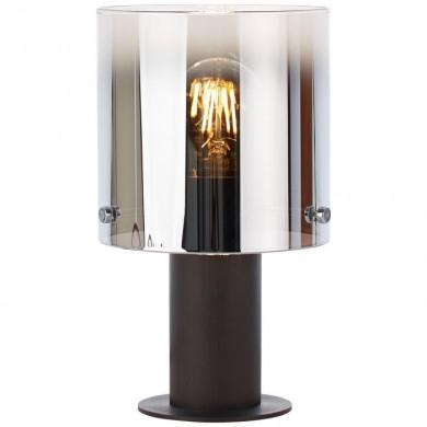 Lampe de table BETH 1x60W E27 Brun-verre fumé BRILLIANT 75547/20