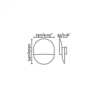 Applique murale Eres Blanc 1x15W E27 FARO 64026