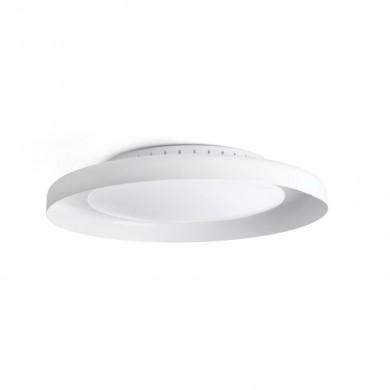 Plafonnier Dolme Blanc AC LED 24W 1260lm 3000K IP20 FARO 64097