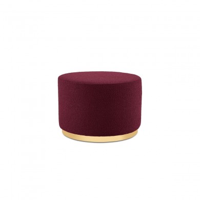 Pouf bouclette Goct Bordeaux BOUTICA DESIGN MIC_POUF_101_F1_GOCT3