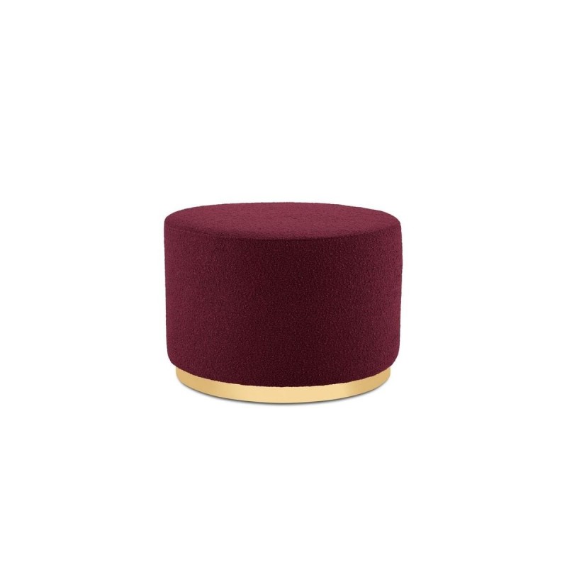 Pouf bouclette Goct Bordeaux BOUTICA DESIGN MIC_POUF_101_F1_GOCT3