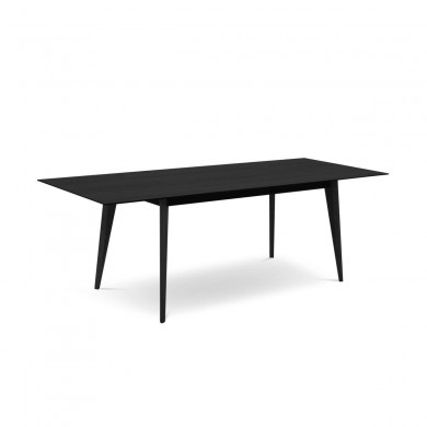 Table extensible Gran Placage Chêne Noir Chêne Noir 74x80x120 BOUTICA DESIGN MIC_TAB_EXT_120x80_GRAN2