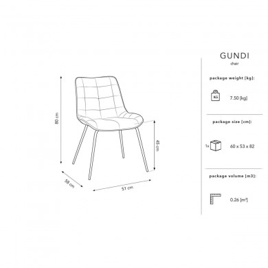 Chaise velours Gundi Jaune BOUTICA DESIGN MIC_CH_2_F10_GUNDI2