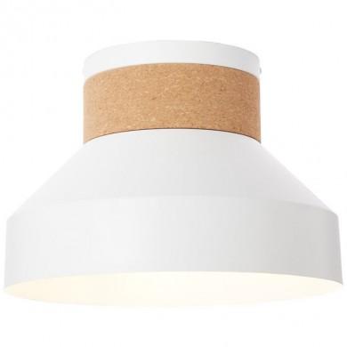 Plafonnier Scandinave MOKA 1x60W E27 Blanc mat BRI_75791_75 75791/75 Plafonnier Scandinave MOKA 1x60W E27 Blanc mat BRILLIANT 75791/75