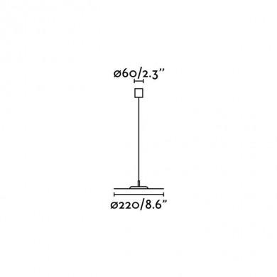 Suspension Cosmos Laiton LED 4,5W 3000K 360lm IP20 FARO 64224