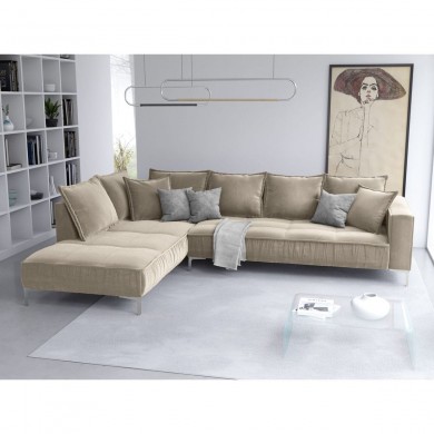 Canapé d'angle gauche Jardanite Cappuccino BOUTICA DESIGN MIC_LC_51_F1_JARDANITE1
