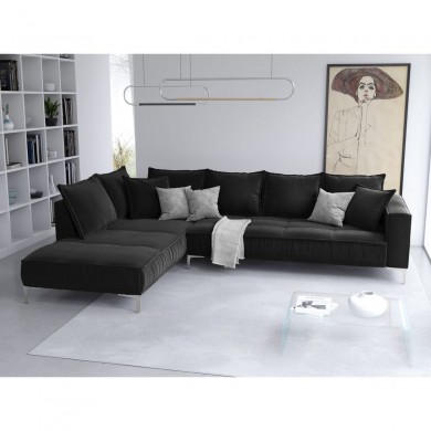 Canapé d'angle gauche Jardanite Noir BOUTICA DESIGN MIC_LC_51_F1_JARDANITE7