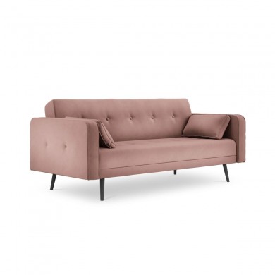 Canapé convertible velours Jasper Rose BOUTICA DESIGN MIC_3S_51_F1_JASPER1