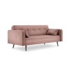 Canapé convertible velours Jasper Rose BOUTICA DESIGN MIC_3S_51_F1_JASPER1