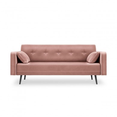 Canapé convertible velours Jasper Rose BOUTICA DESIGN MIC_3S_51_F1_JASPER1