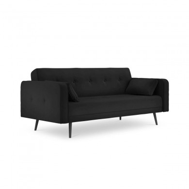 Canapé convertible velours Jasper Noir BOUTICA DESIGN MIC_3S_51_F1_JASPER10