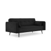 Canapé convertible velours Jasper Noir BOUTICA DESIGN MIC_3S_51_F1_JASPER10