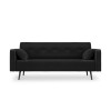 Canapé convertible velours Jasper Noir BOUTICA DESIGN MIC_3S_51_F1_JASPER10