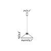 Suspension Naos  Beige E27 15W 64501 FARO 64501