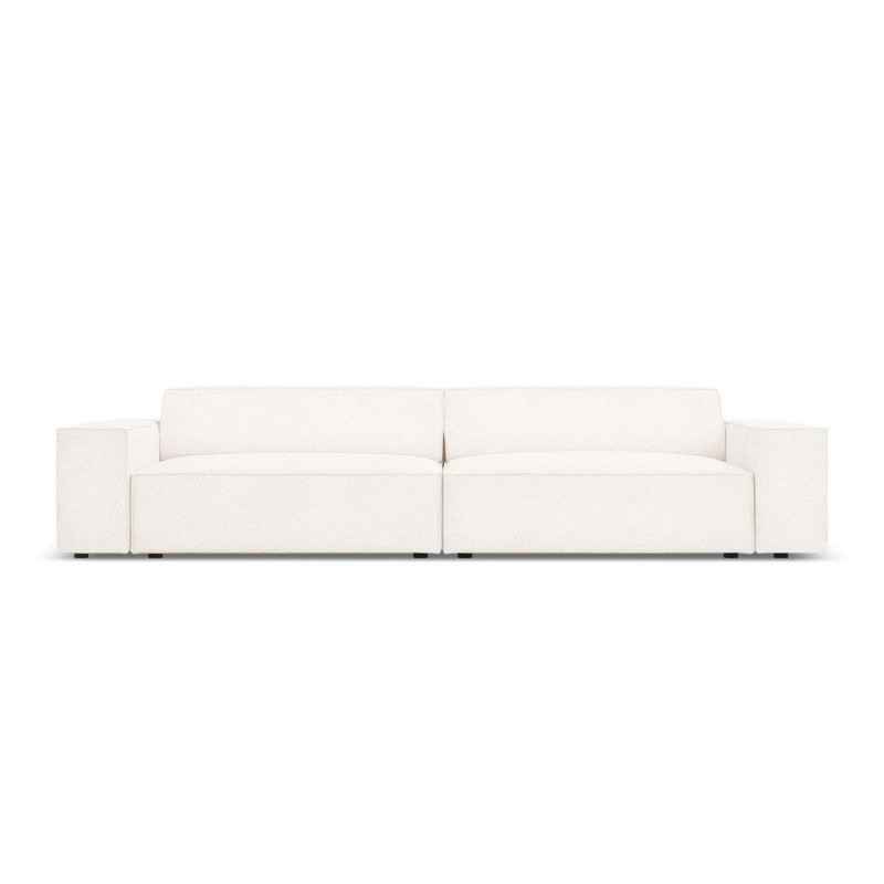 Canapé bouclette Jodie Beige 4 Places BOUTICA DESIGN MIC_4S_67_F1_JODIE1