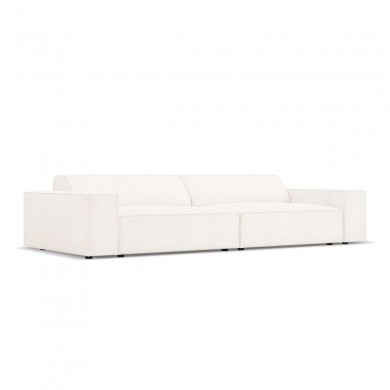 Canapé bouclette Jodie Beige 4 Places BOUTICA DESIGN MIC_4S_67_F1_JODIE1