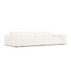 Canapé bouclette Jodie Beige 4 Places BOUTICA DESIGN MIC_4S_67_F1_JODIE1