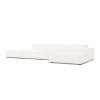 Canapé d'angle droit bouclette Jodie Beige 5 Places BOUTICA DESIGN MIC_RCO_67_F1_JODIE1