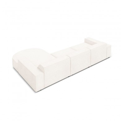 Canapé arrondi d'angle droit bouclette Jodie Beige BOUTICA DESIGN MIC_RRC_67_F1_JODIE1