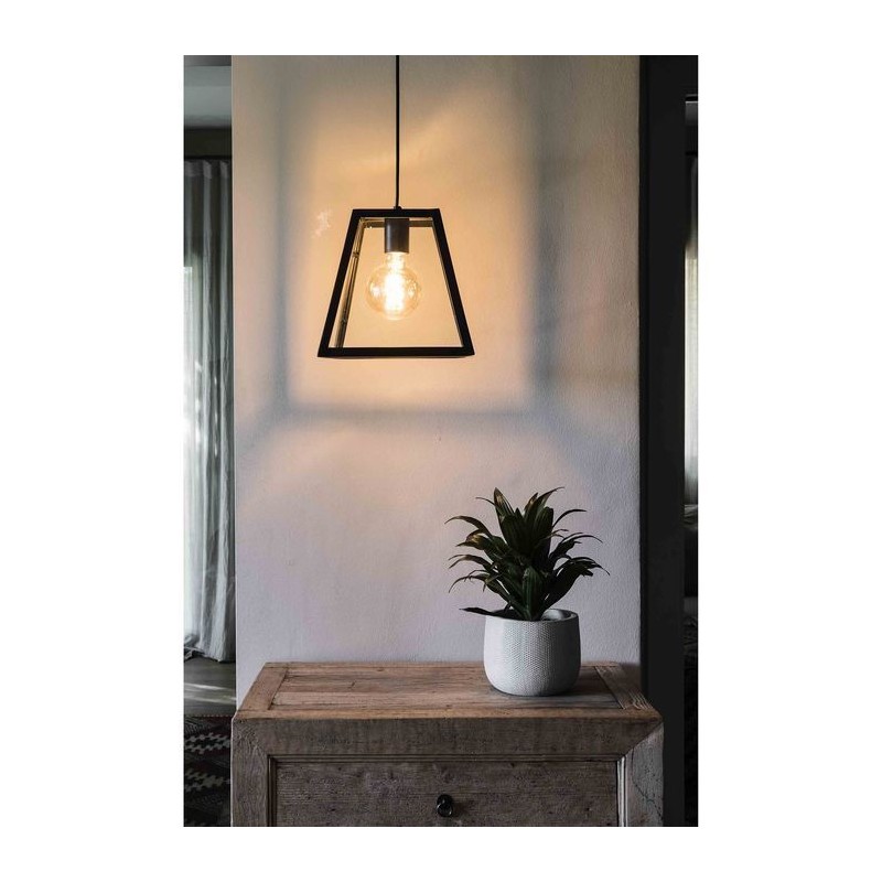 Suspension Rose Noir 1x15W E27 FARO 65082