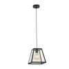 Suspension Rose Noir 1x15W E27 FARO 65082