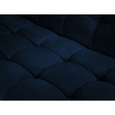 Canapé velours Karoo Bleu Roi Pieds Métal Noir 2 Places BOUTICA DESIGN MIC_2S_51_F2_KAROO5