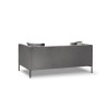 Canapé velours Karoo Gris Clair Pieds Métal Noir 2 Places BOUTICA DESIGN MIC_2S_51_F2_KAROO6