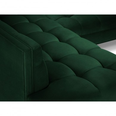 Canapé d'angle gauche Karoo Vert Bouteille Pieds Métal Doré BOUTICA DESIGN MIC_LC_51_F1_KAROO4