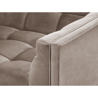 Canapé d'angle gauche Karoo Cappuccino Pieds Métal Noir BOUTICA DESIGN MIC_LC_51_F2_KAROO2