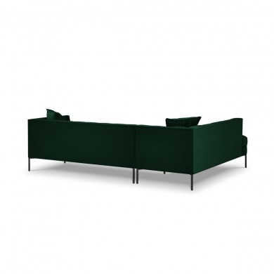 Canapé d'angle gauche Karoo Vert Bouteille Pieds Métal Noir BOUTICA DESIGN MIC_LC_51_F2_KAROO4