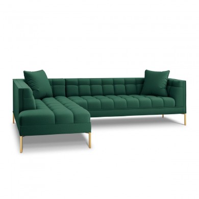 Canapé d'angle gauche tissu Karoo Vert F1 BOUTICA DESIGN MIC_LC_78_F1_KAROO3