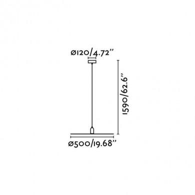 Suspension PLAT 68146 Blanc FARO 68146