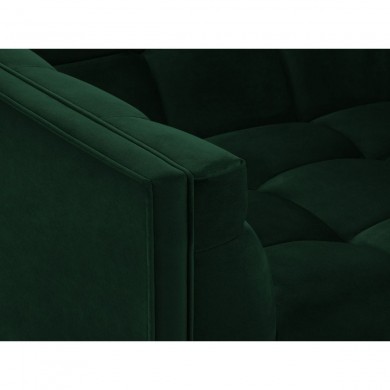 Canapé d'angle droit Karoo Vert Bouteille Pieds Métal Noir BOUTICA DESIGN MIC_RC_51_F2_KAROO4