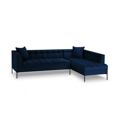 Canapé d'angle droit Karoo Bleu Roi Pieds Métal Noir BOUTICA DESIGN MIC_RC_51_F2_KAROO5