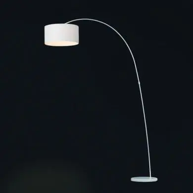 Lampadaire Arqué Blanc 60 W Papua FAR_68462 68462 Lampadaire Arqué Blanc 60 W Papua FARO 68462