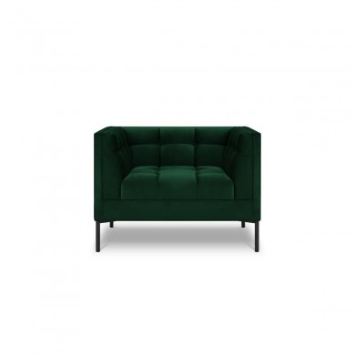 Fauteuil velours Karoo Vert Bouteille Pieds Métal Noir MIC_ARM_51_F2_KAROO4 MIC_ARM_51_F2_KAROO4 Fauteuil velours Karoo Vert Bouteille Pieds Métal Noir BOUTICA DESIGN MIC_ARM_51_F2_KAROO4
