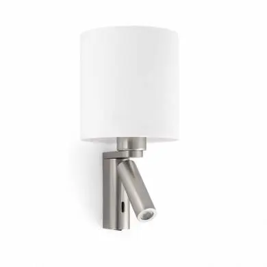 Applique Murale Rob 68498 Nickel Mat FAR_68498 68498 Applique Murale Rob 68498 Nickel Mat FARO 68498