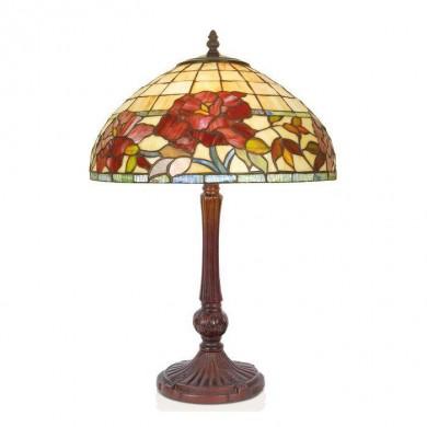 Lampe Art Deco Tiffany FLEUR 2xE27 D40 MYTIFFANY DT33+P933L